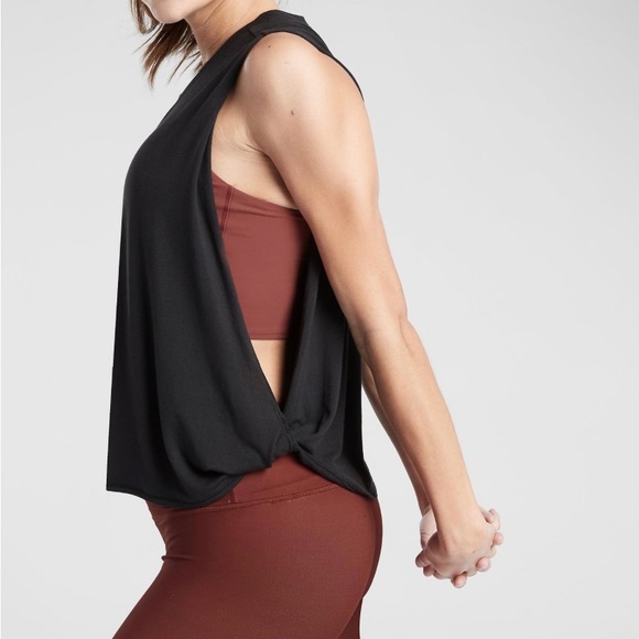 Athleta black open sides tank top - Picture 1 of 3